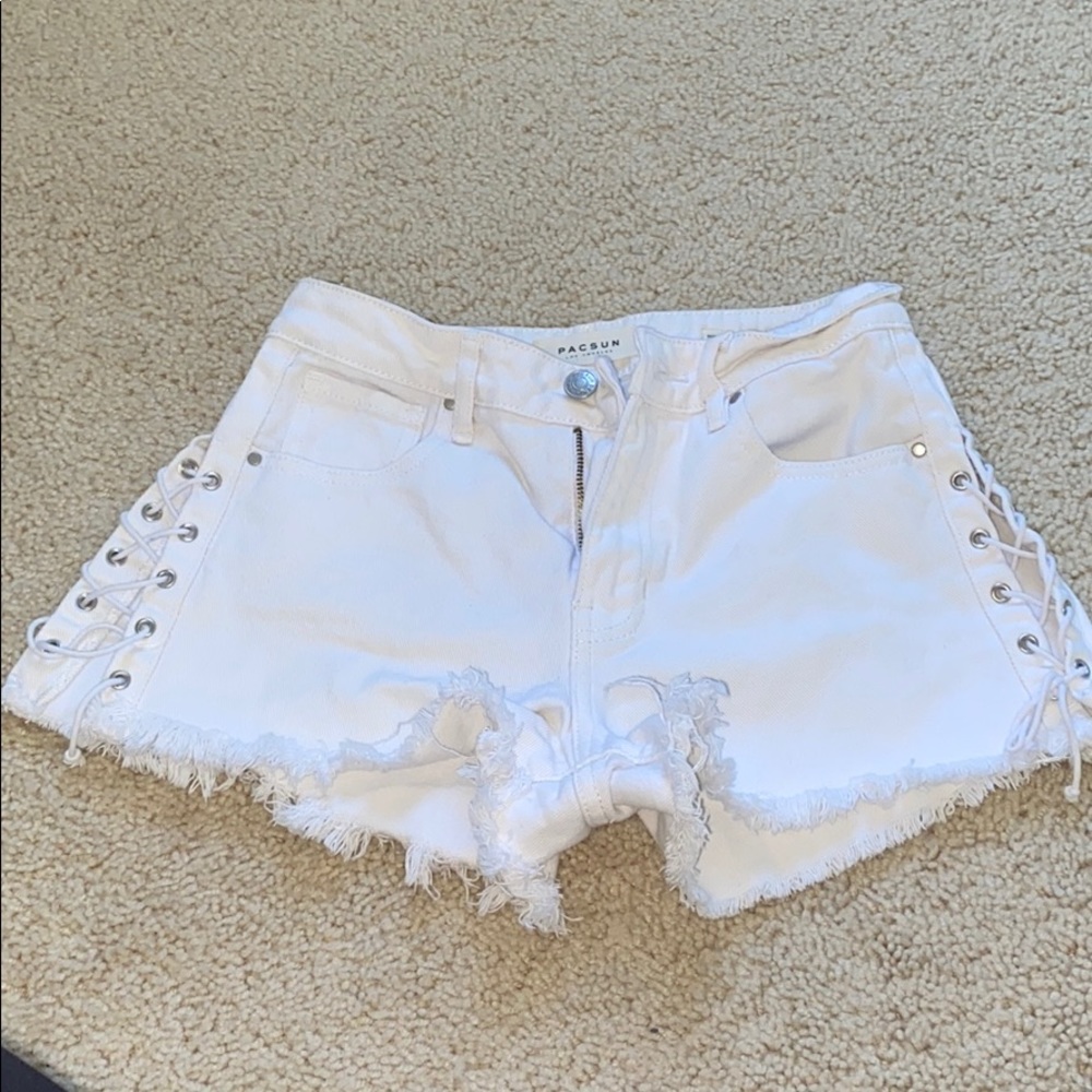 White Tied PacSun Shorts